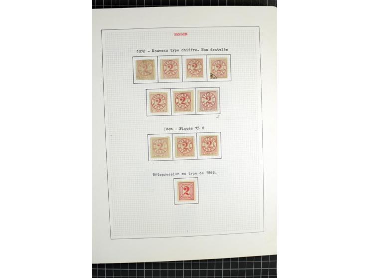 1862/1945, ungebrauchte und gestempelte Sammlung der Stadtpost und Privatpostmarken von Dänemark, Finnland, Norwegen und Schw