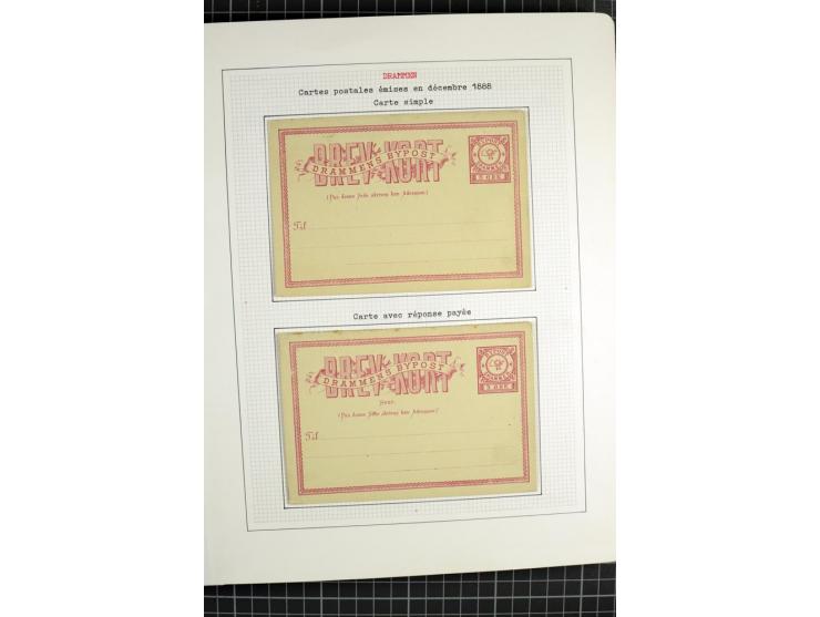 1862/1945, ungebrauchte und gestempelte Sammlung der Stadtpost und Privatpostmarken von Dänemark, Finnland, Norwegen und Schw