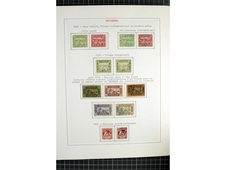 1862/1945, ungebrauchte und gestempelte Sammlung der Stadtpost und Privatpostmarken von Dänemark, Finnland, Norwegen und Schw