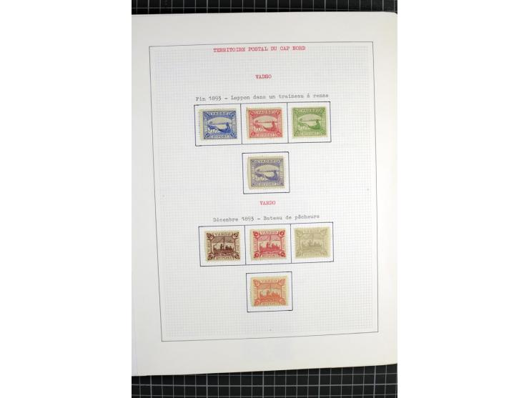 1862/1945, ungebrauchte und gestempelte Sammlung der Stadtpost und Privatpostmarken von Dänemark, Finnland, Norwegen und Schw