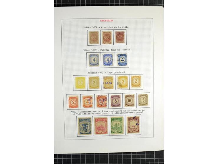 1862/1945, ungebrauchte und gestempelte Sammlung der Stadtpost und Privatpostmarken von Dänemark, Finnland, Norwegen und Schw
