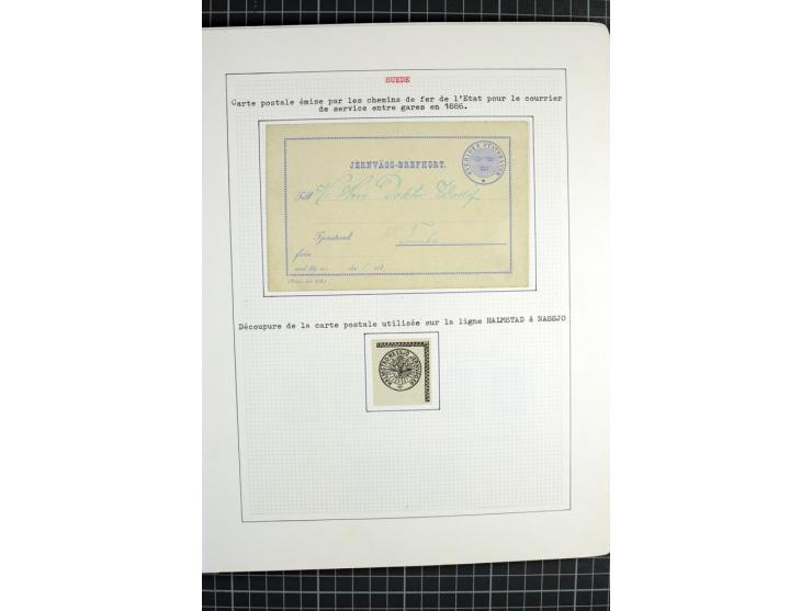 1862/1945, ungebrauchte und gestempelte Sammlung der Stadtpost und Privatpostmarken von Dänemark, Finnland, Norwegen und Schw
