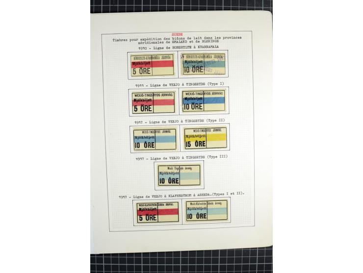 1862/1945, ungebrauchte und gestempelte Sammlung der Stadtpost und Privatpostmarken von Dänemark, Finnland, Norwegen und Schw