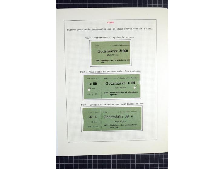1862/1945, ungebrauchte und gestempelte Sammlung der Stadtpost und Privatpostmarken von Dänemark, Finnland, Norwegen und Schw
