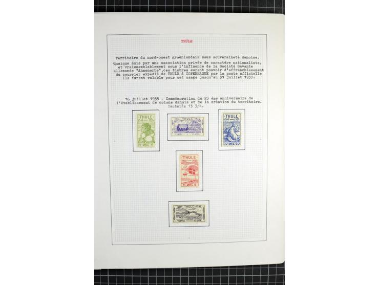 1862/1945, ungebrauchte und gestempelte Sammlung der Stadtpost und Privatpostmarken von Dänemark, Finnland, Norwegen und Schw