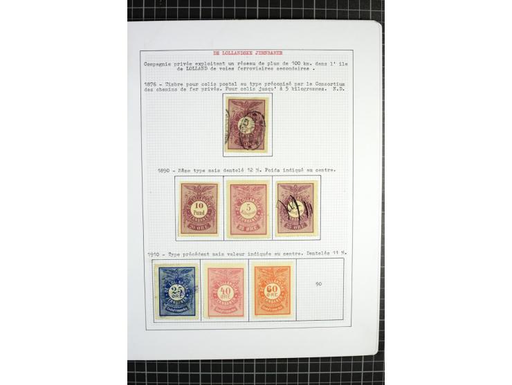 1862/1945, ungebrauchte und gestempelte Sammlung der Stadtpost und Privatpostmarken von Dänemark, Finnland, Norwegen und Schw