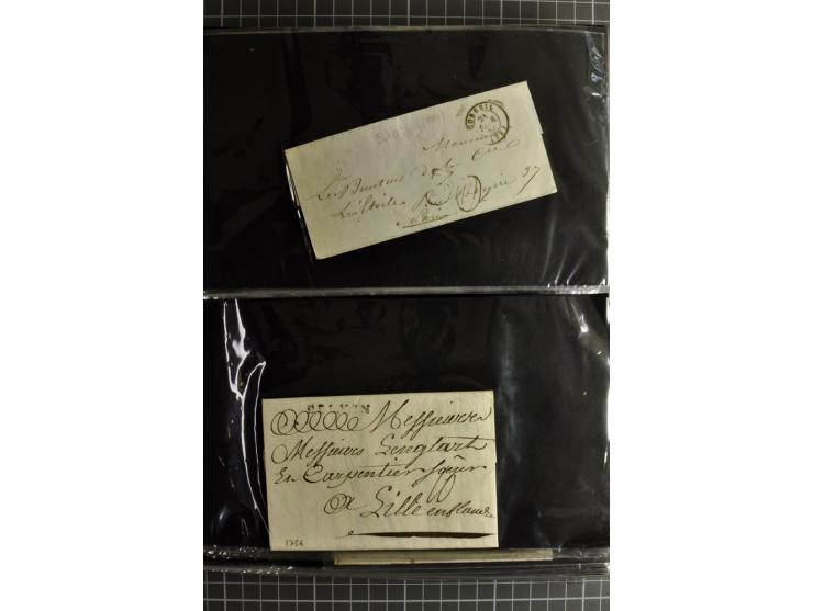 1772/1972 (ca.), interessanter Posten Briefe, Karten und Ganzsachen, dabei Reco, Luftpost etc.