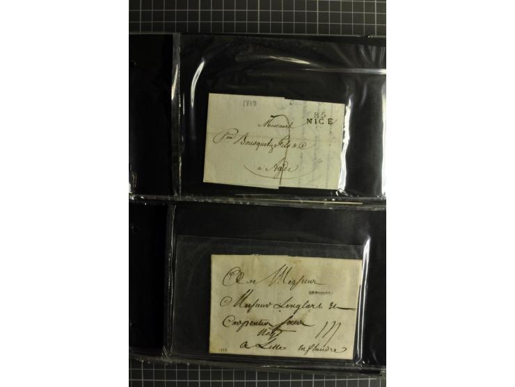 1772/1972 (ca.), interessanter Posten Briefe, Karten und Ganzsachen, dabei Reco, Luftpost etc.