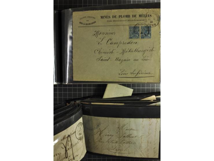 1772/1972 (ca.), interessanter Posten Briefe, Karten und Ganzsachen, dabei Reco, Luftpost etc.