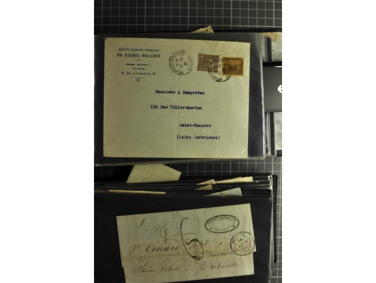 1772/1972 (ca.), interessanter Posten Briefe, Karten und Ganzsachen, dabei Reco, Luftpost etc.