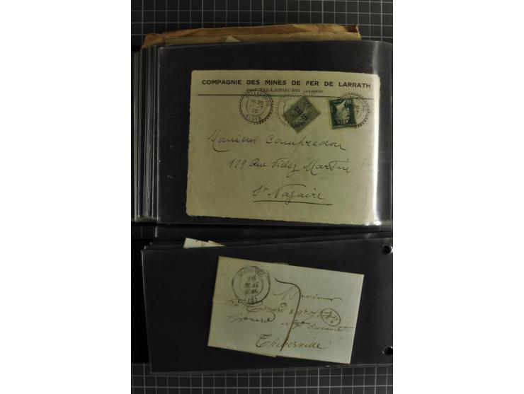 1772/1972 (ca.), interessanter Posten Briefe, Karten und Ganzsachen, dabei Reco, Luftpost etc.