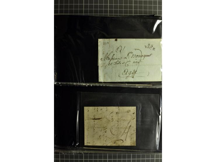 1772/1972 (ca.), interessanter Posten Briefe, Karten und Ganzsachen, dabei Reco, Luftpost etc.