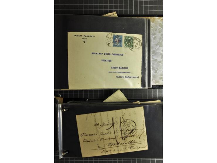 1772/1972 (ca.), interessanter Posten Briefe, Karten und Ganzsachen, dabei Reco, Luftpost etc.