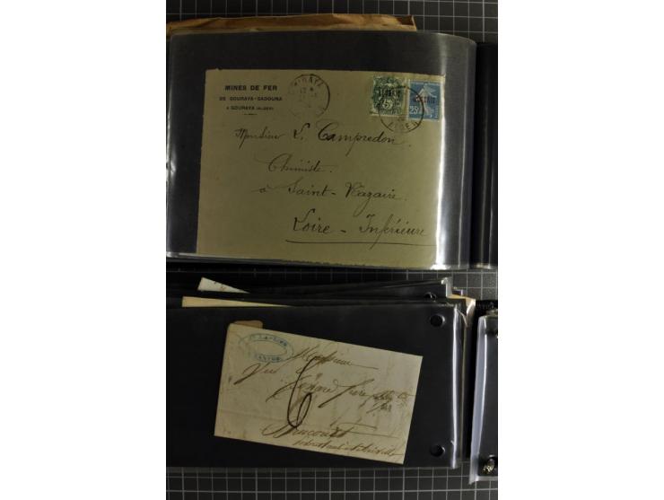 1772/1972 (ca.), interessanter Posten Briefe, Karten und Ganzsachen, dabei Reco, Luftpost etc.