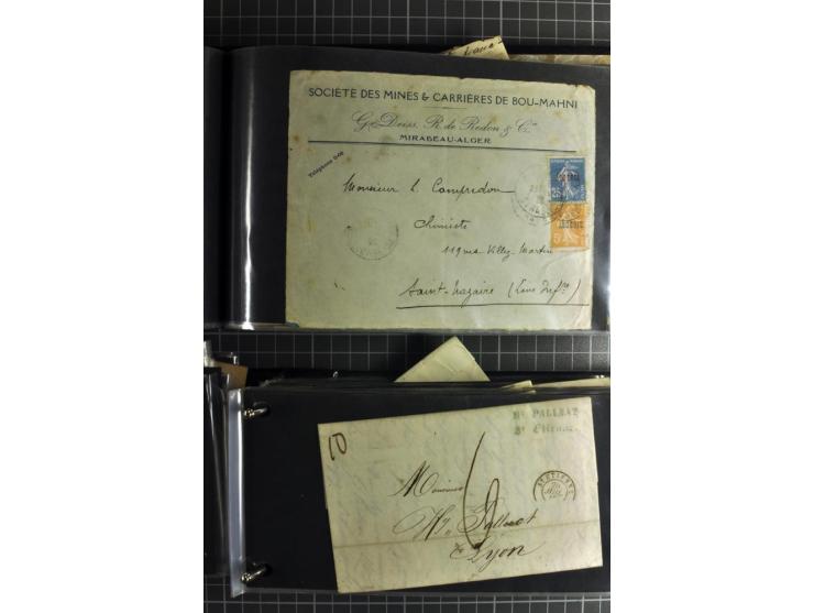 1772/1972 (ca.), interessanter Posten Briefe, Karten und Ganzsachen, dabei Reco, Luftpost etc.