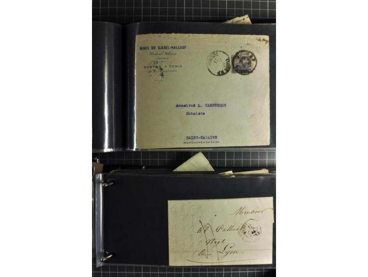 1772/1972 (ca.), interessanter Posten Briefe, Karten und Ganzsachen, dabei Reco, Luftpost etc.