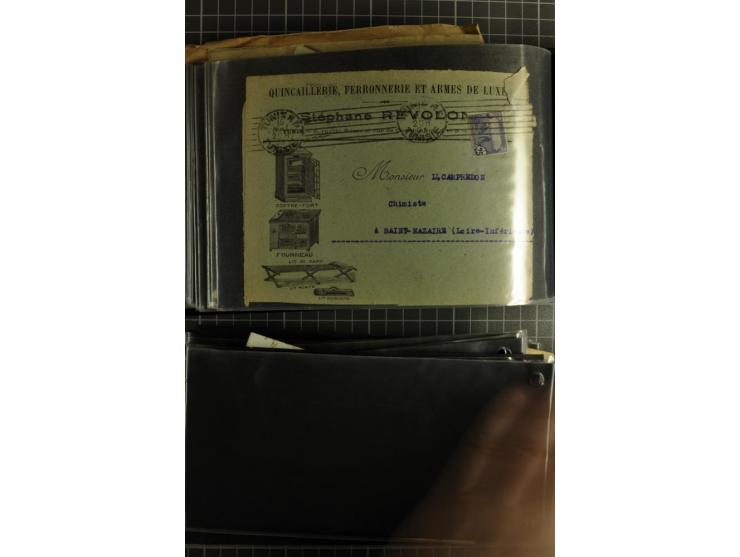 1772/1972 (ca.), interessanter Posten Briefe, Karten und Ganzsachen, dabei Reco, Luftpost etc.