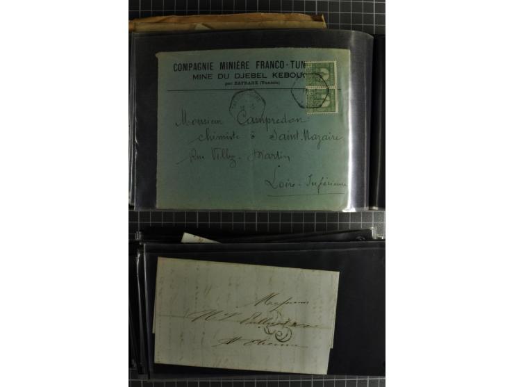 1772/1972 (ca.), interessanter Posten Briefe, Karten und Ganzsachen, dabei Reco, Luftpost etc.