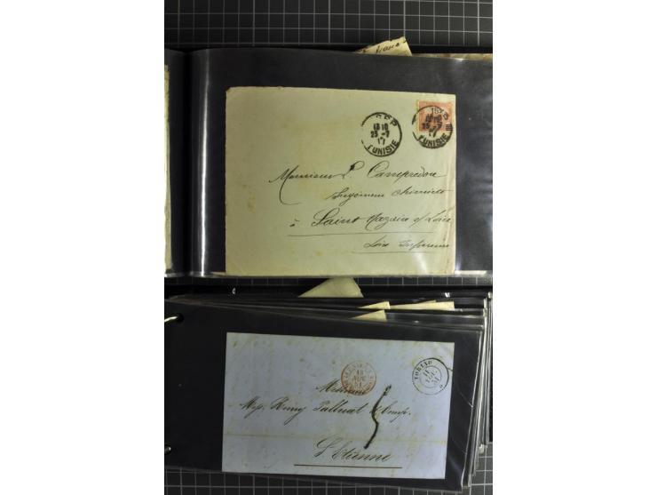 1772/1972 (ca.), interessanter Posten Briefe, Karten und Ganzsachen, dabei Reco, Luftpost etc.