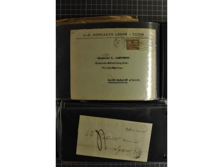 1772/1972 (ca.), interessanter Posten Briefe, Karten und Ganzsachen, dabei Reco, Luftpost etc.