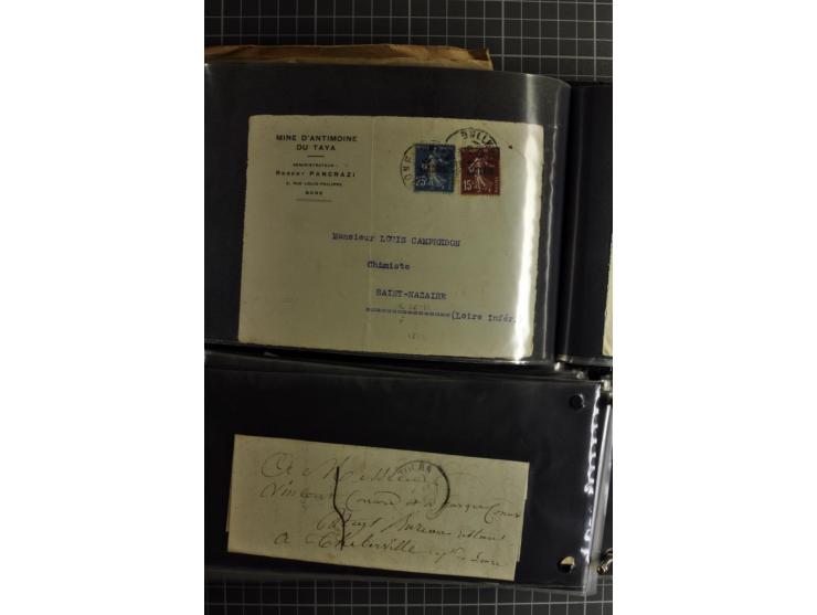 1772/1972 (ca.), interessanter Posten Briefe, Karten und Ganzsachen, dabei Reco, Luftpost etc.