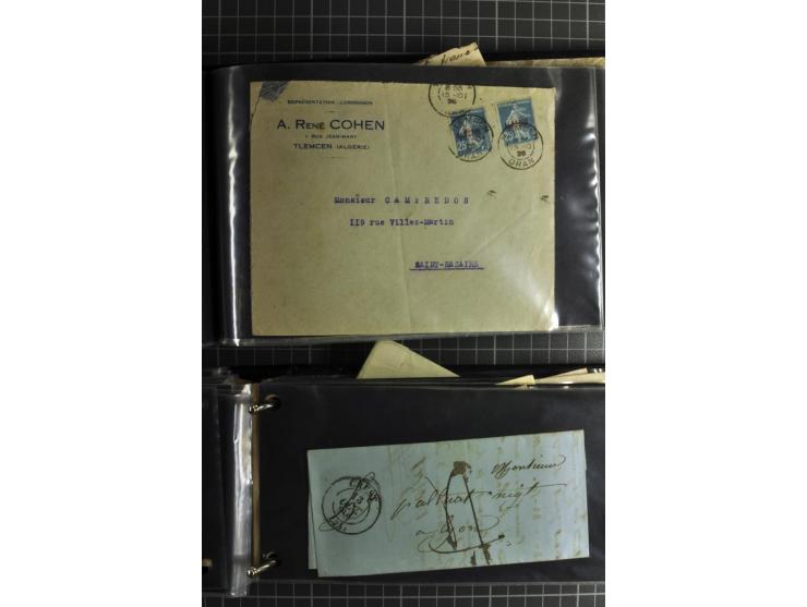 1772/1972 (ca.), interessanter Posten Briefe, Karten und Ganzsachen, dabei Reco, Luftpost etc.