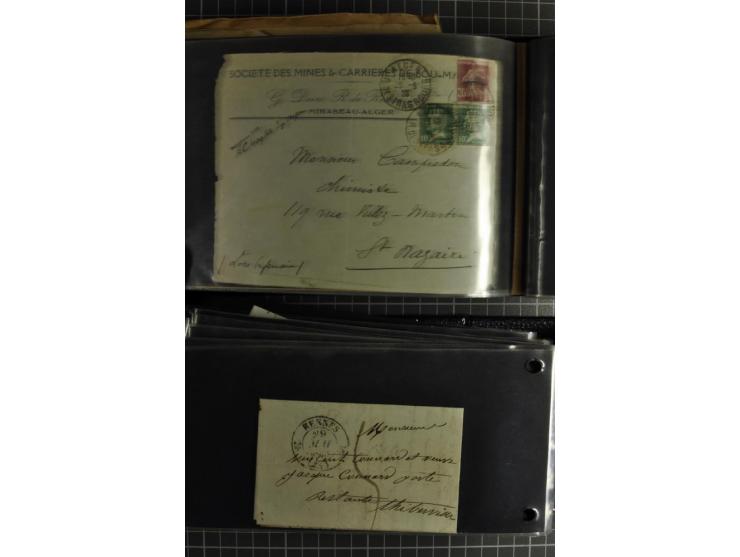 1772/1972 (ca.), interessanter Posten Briefe, Karten und Ganzsachen, dabei Reco, Luftpost etc.
