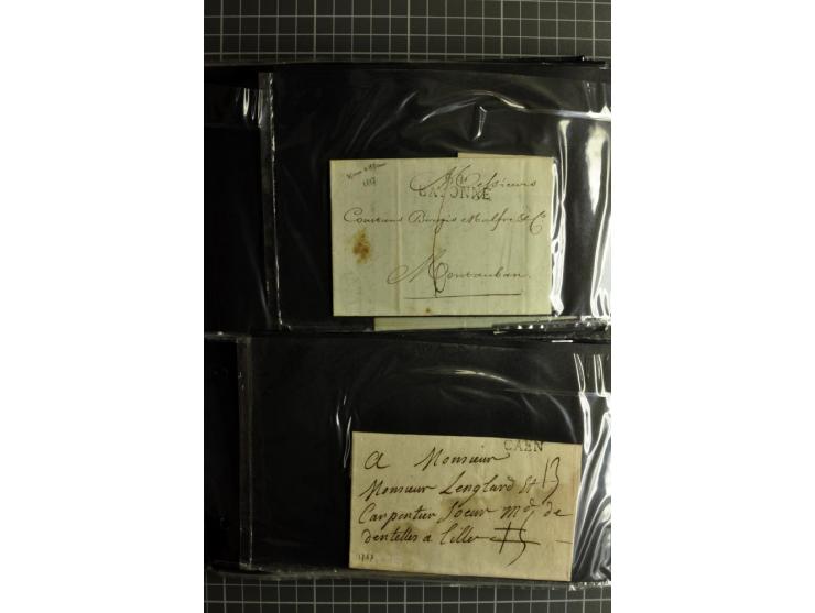 1772/1972 (ca.), interessanter Posten Briefe, Karten und Ganzsachen, dabei Reco, Luftpost etc.
