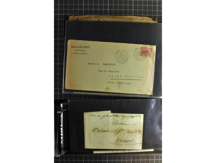 1772/1972 (ca.), interessanter Posten Briefe, Karten und Ganzsachen, dabei Reco, Luftpost etc.