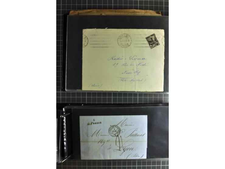 1772/1972 (ca.), interessanter Posten Briefe, Karten und Ganzsachen, dabei Reco, Luftpost etc.