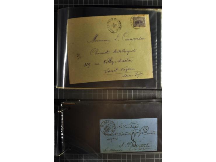 1772/1972 (ca.), interessanter Posten Briefe, Karten und Ganzsachen, dabei Reco, Luftpost etc.