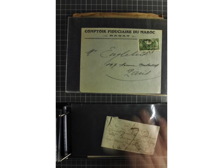 1772/1972 (ca.), interessanter Posten Briefe, Karten und Ganzsachen, dabei Reco, Luftpost etc.