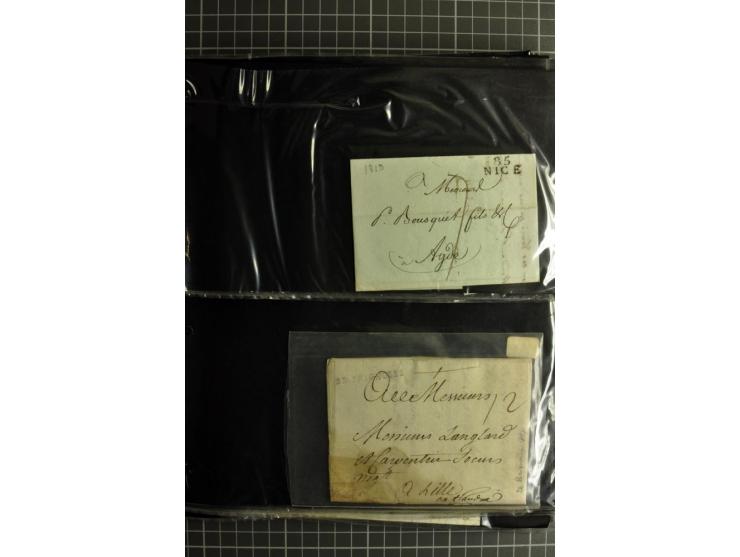 1772/1972 (ca.), interessanter Posten Briefe, Karten und Ganzsachen, dabei Reco, Luftpost etc.