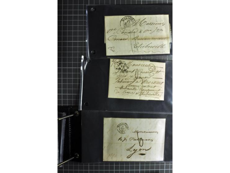 1772/1972 (ca.), interessanter Posten Briefe, Karten und Ganzsachen, dabei Reco, Luftpost etc.