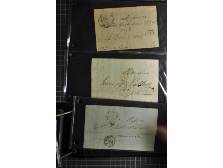 1772/1972 (ca.), interessanter Posten Briefe, Karten und Ganzsachen, dabei Reco, Luftpost etc.