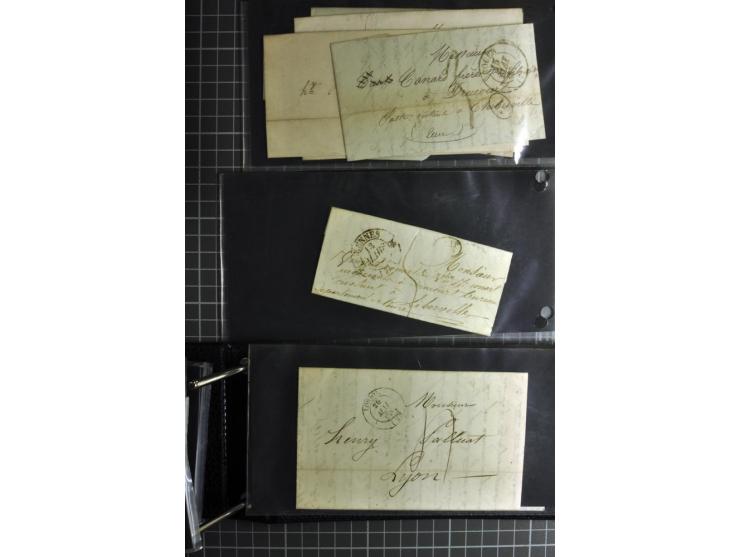 1772/1972 (ca.), interessanter Posten Briefe, Karten und Ganzsachen, dabei Reco, Luftpost etc.
