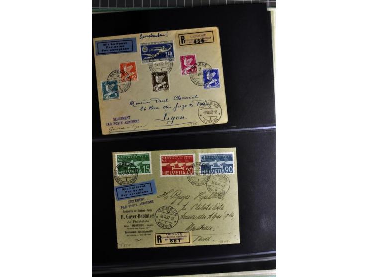 1772/1972 (ca.), interessanter Posten Briefe, Karten und Ganzsachen, dabei Reco, Luftpost etc.