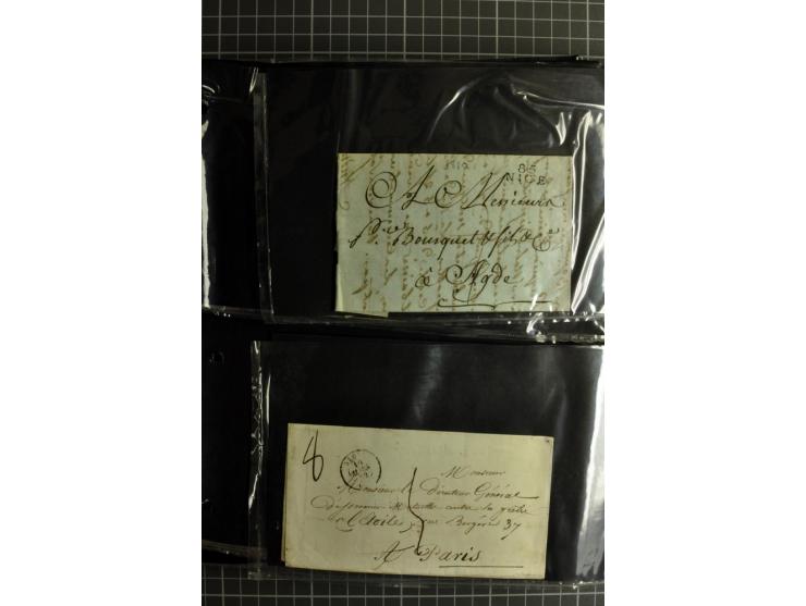 1772/1972 (ca.), interessanter Posten Briefe, Karten und Ganzsachen, dabei Reco, Luftpost etc.
