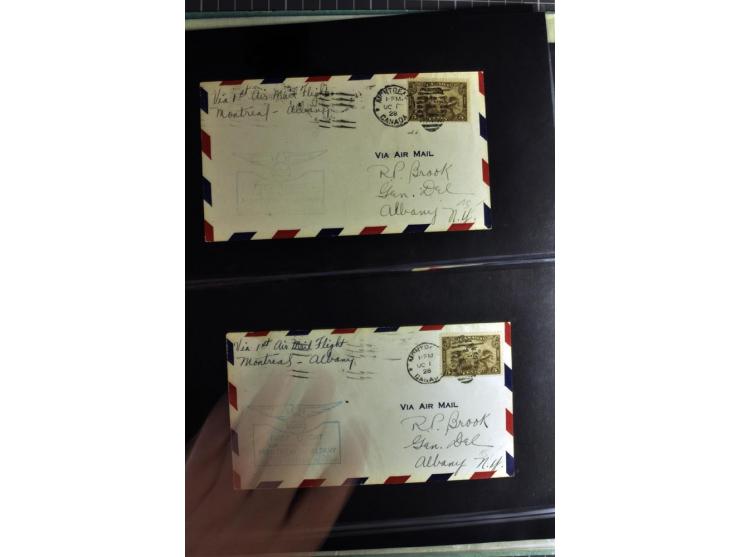 1772/1972 (ca.), interessanter Posten Briefe, Karten und Ganzsachen, dabei Reco, Luftpost etc.