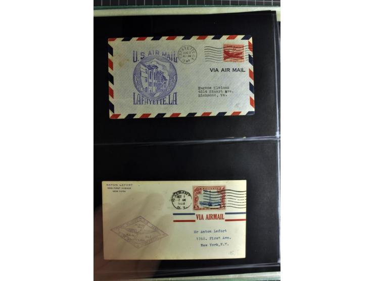 1772/1972 (ca.), interessanter Posten Briefe, Karten und Ganzsachen, dabei Reco, Luftpost etc.