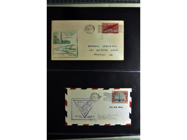 1772/1972 (ca.), interessanter Posten Briefe, Karten und Ganzsachen, dabei Reco, Luftpost etc.