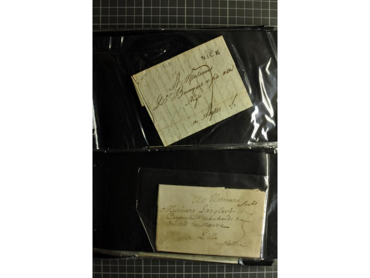 1772/1972 (ca.), interessanter Posten Briefe, Karten und Ganzsachen, dabei Reco, Luftpost etc.