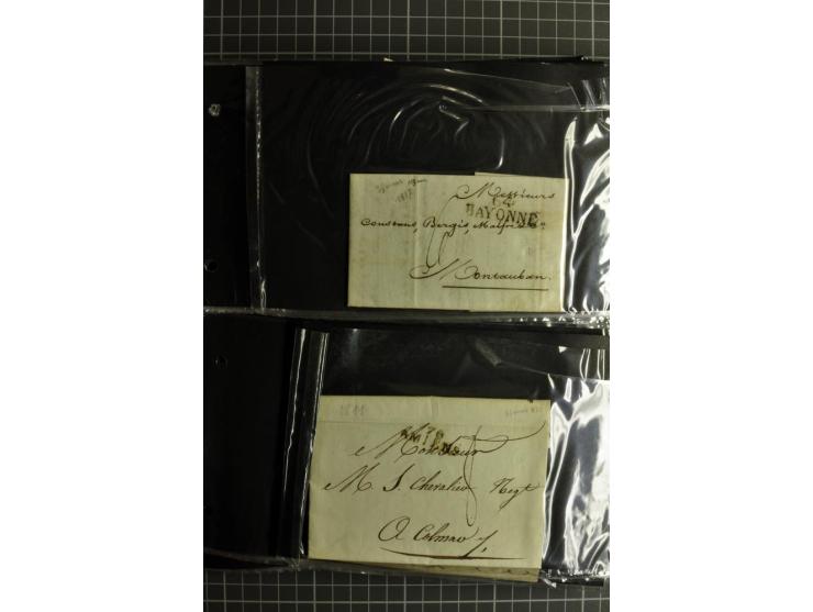 1772/1972 (ca.), interessanter Posten Briefe, Karten und Ganzsachen, dabei Reco, Luftpost etc.