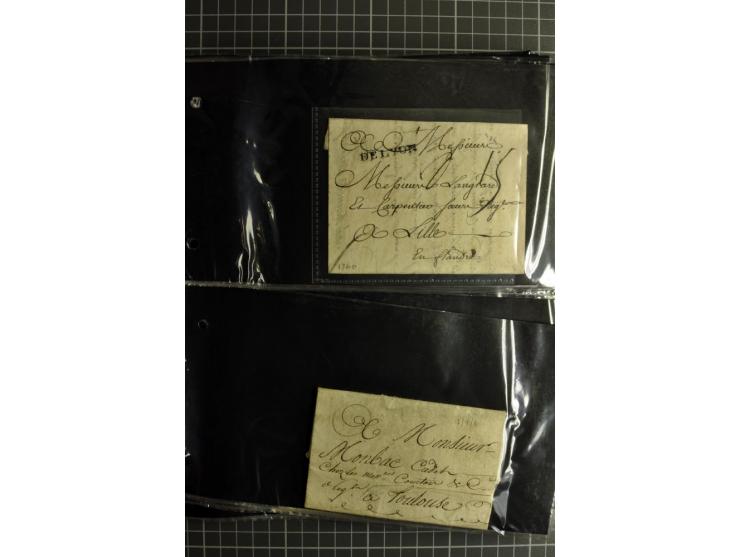 1772/1972 (ca.), interessanter Posten Briefe, Karten und Ganzsachen, dabei Reco, Luftpost etc.