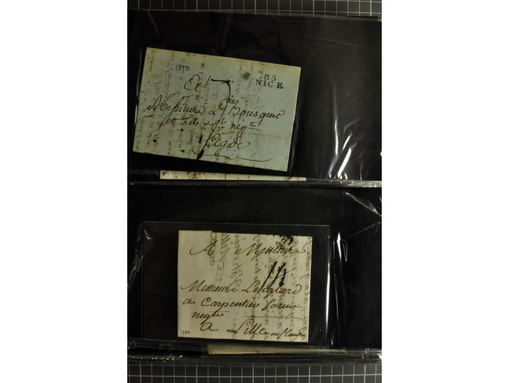 1772/1972 (ca.), interessanter Posten Briefe, Karten und Ganzsachen, dabei Reco, Luftpost etc.