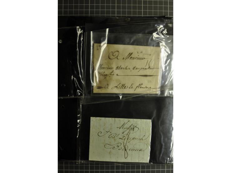 1772/1972 (ca.), interessanter Posten Briefe, Karten und Ganzsachen, dabei Reco, Luftpost etc.