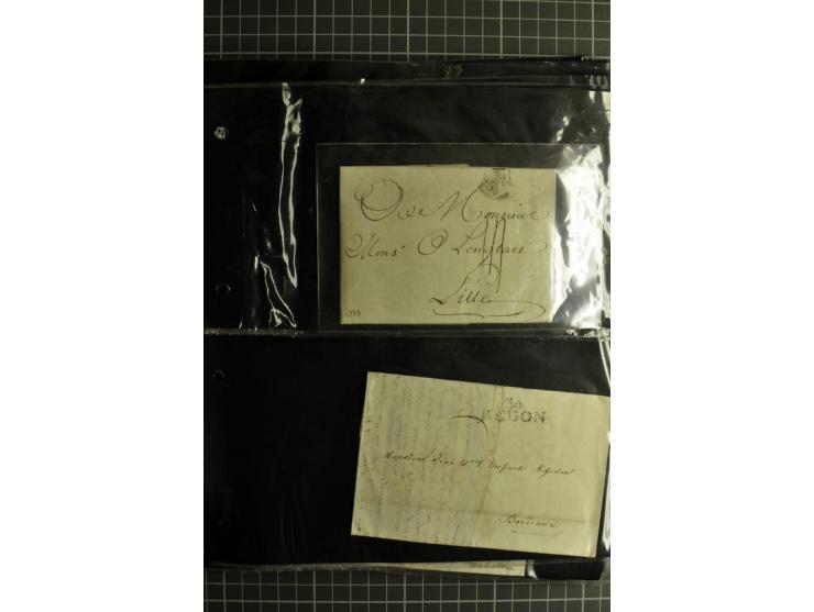 1772/1972 (ca.), interessanter Posten Briefe, Karten und Ganzsachen, dabei Reco, Luftpost etc.