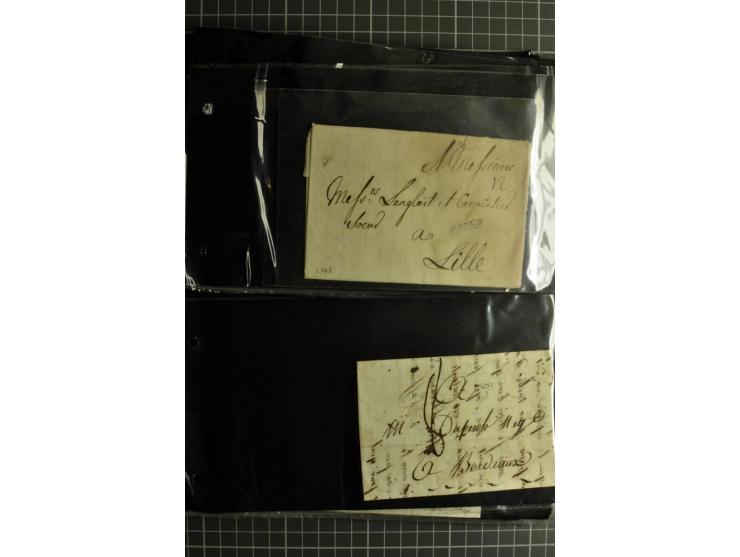 1772/1972 (ca.), interessanter Posten Briefe, Karten und Ganzsachen, dabei Reco, Luftpost etc.