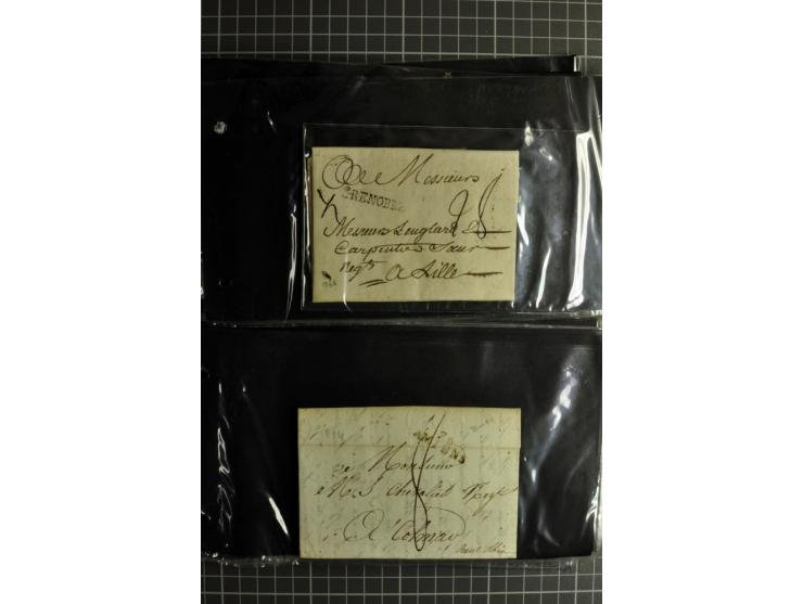 1772/1972 (ca.), interessanter Posten Briefe, Karten und Ganzsachen, dabei Reco, Luftpost etc.