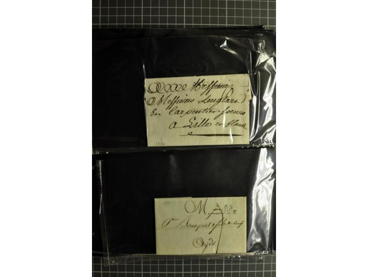 1772/1972 (ca.), interessanter Posten Briefe, Karten und Ganzsachen, dabei Reco, Luftpost etc.